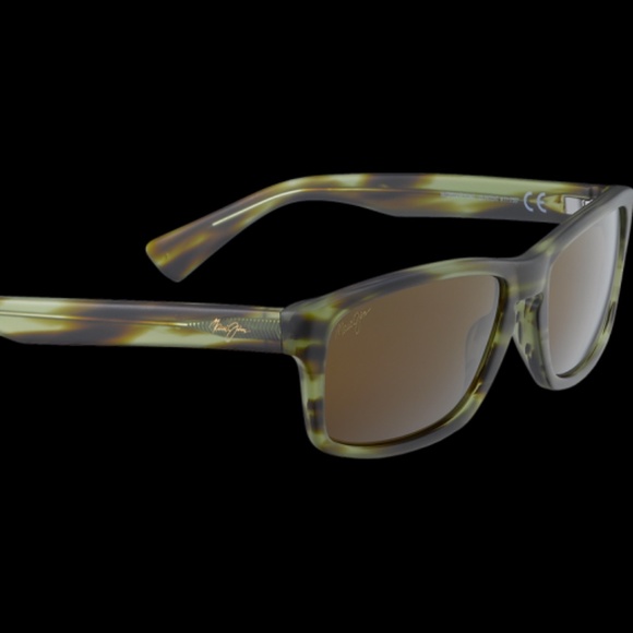 Pre-loved Maui Jim MJ291 McGregor Polarized Sunglasses in Green Tortoise Shell - Picture 1 of 8